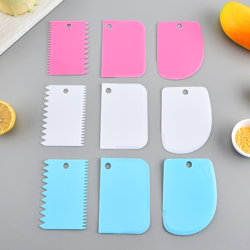 Fondant Smoother Set - 3 pçs/lote creme raspador mais suave