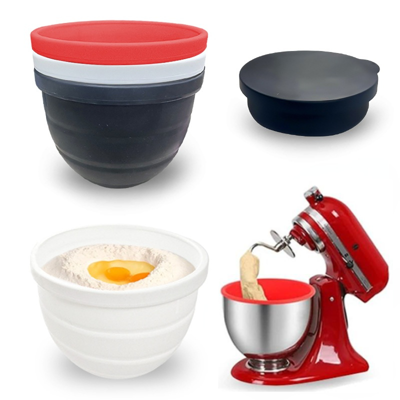 Kitchen Aid Baking Lid - Tigela de Silicone Dobrável com Tampa