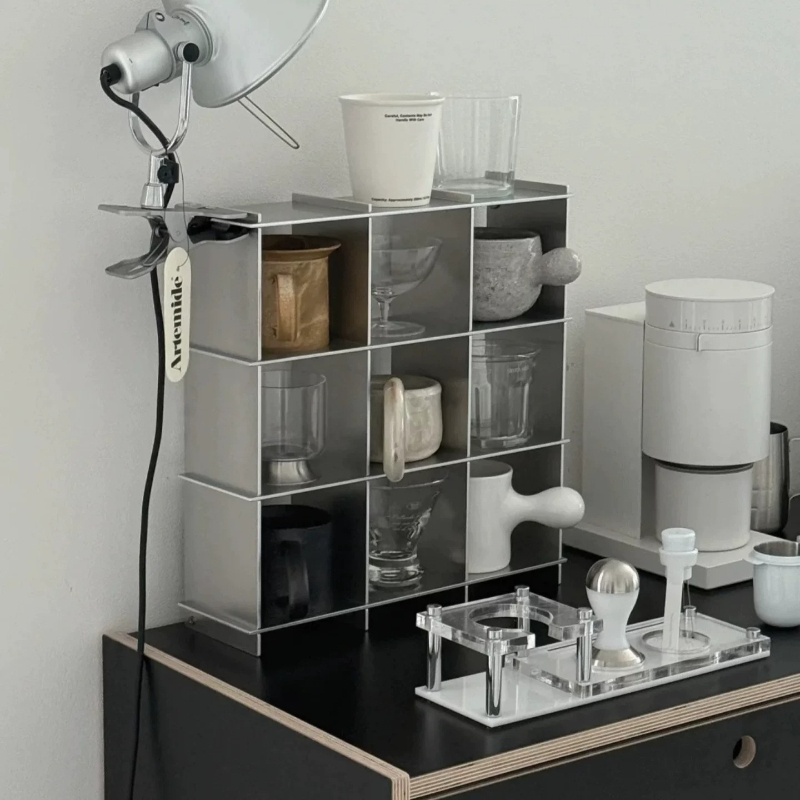 Kitchen Zo - Prateleira Minimalista de Alumínio para Armazenamento