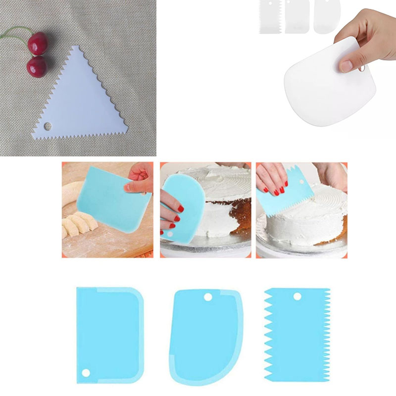 Fondant Smoother Set - Conjunto de raspador de bolo de