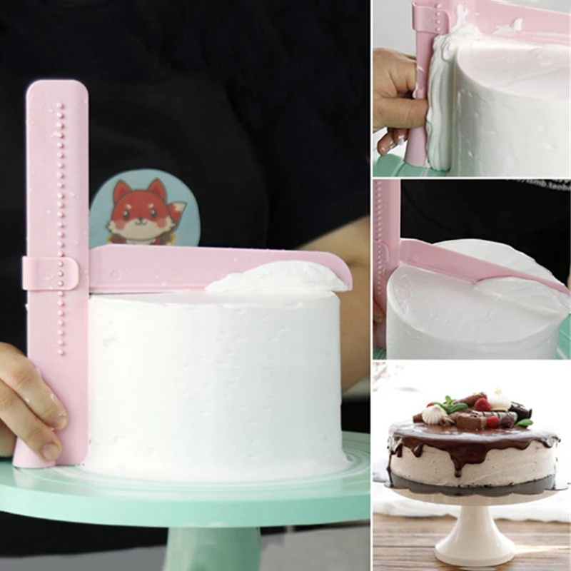 Fondant Smoother Set - Espátula Ajustável DIY para Alisar Bolos,