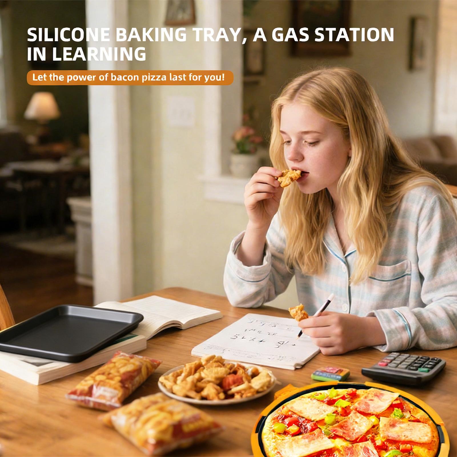 Kitchen Baking Tray - Assadeira de Micro-ondas para Pizza e