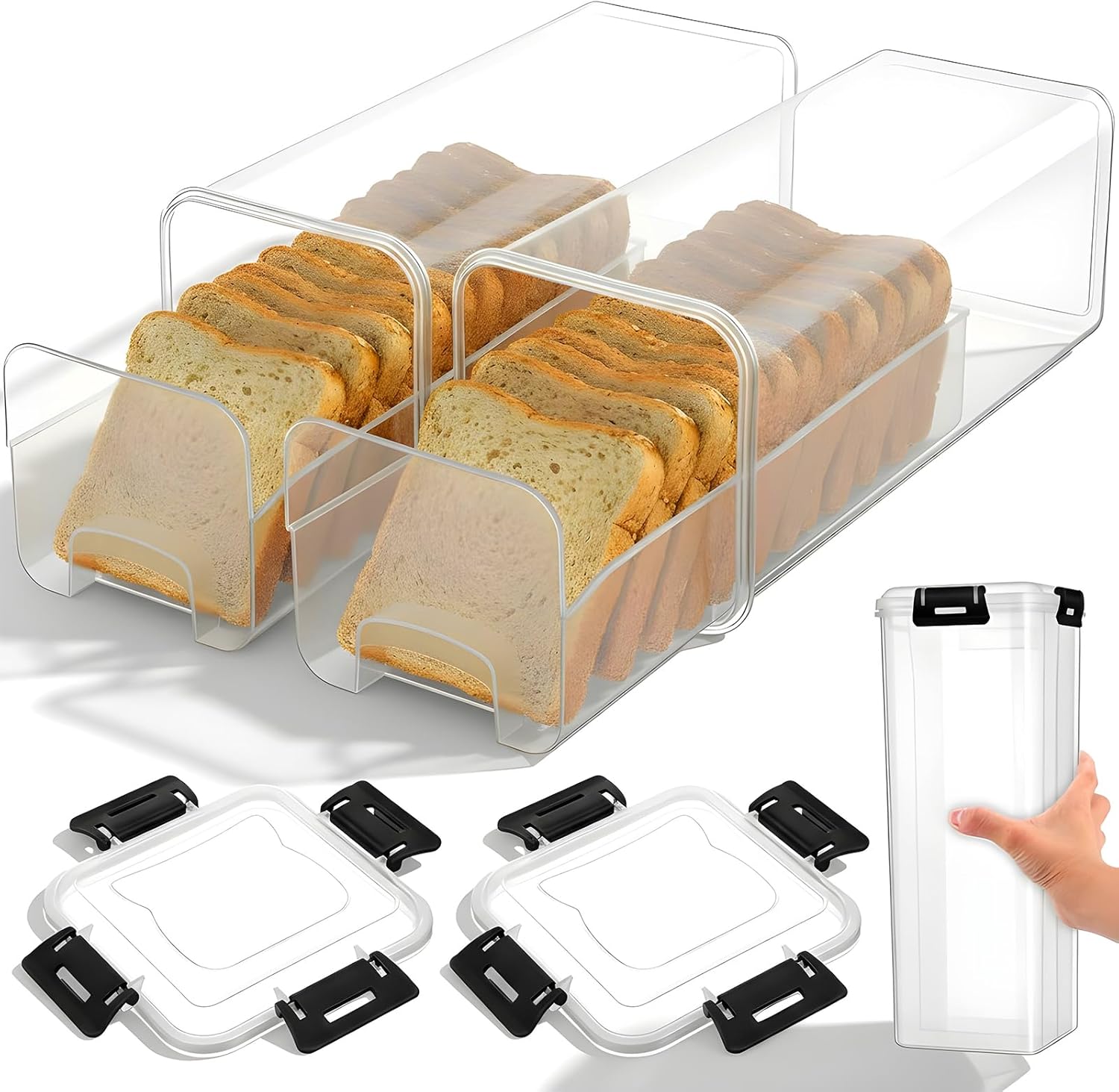 Kitchen Baking Tray - Recipiente para Armazenamento de Pão com