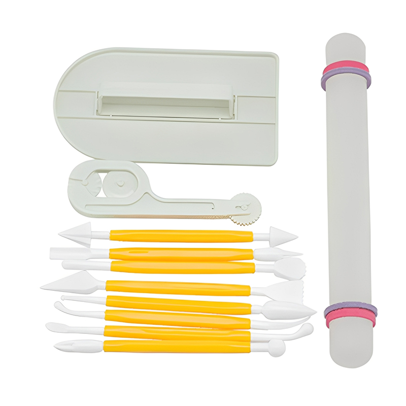 Fondant Smoother Set - 11 pçs/set ferramentas de cozimento raspador