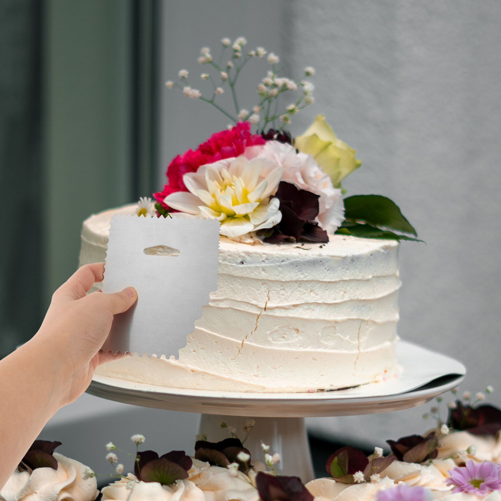 Fondant Smoother Set - Conjunto de 4 Espátulas para Bolo