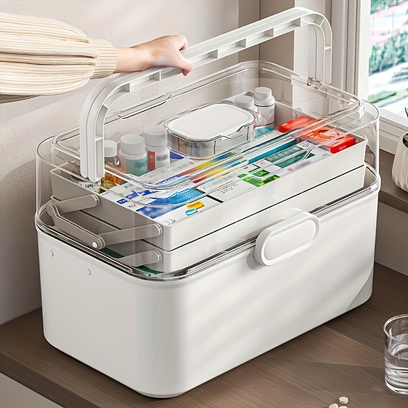 Kitchen Baking Tins - Caixa Organizadora de Medicamentos com Tampa