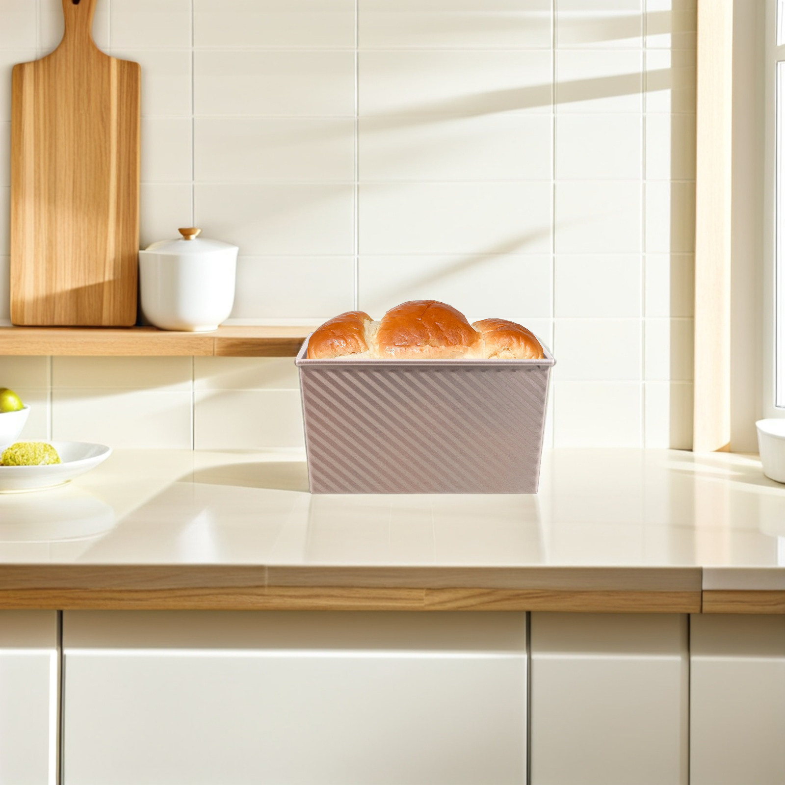 Kitchen Baking Tray - Forma Retangular Antiaderente de Aço Carbono