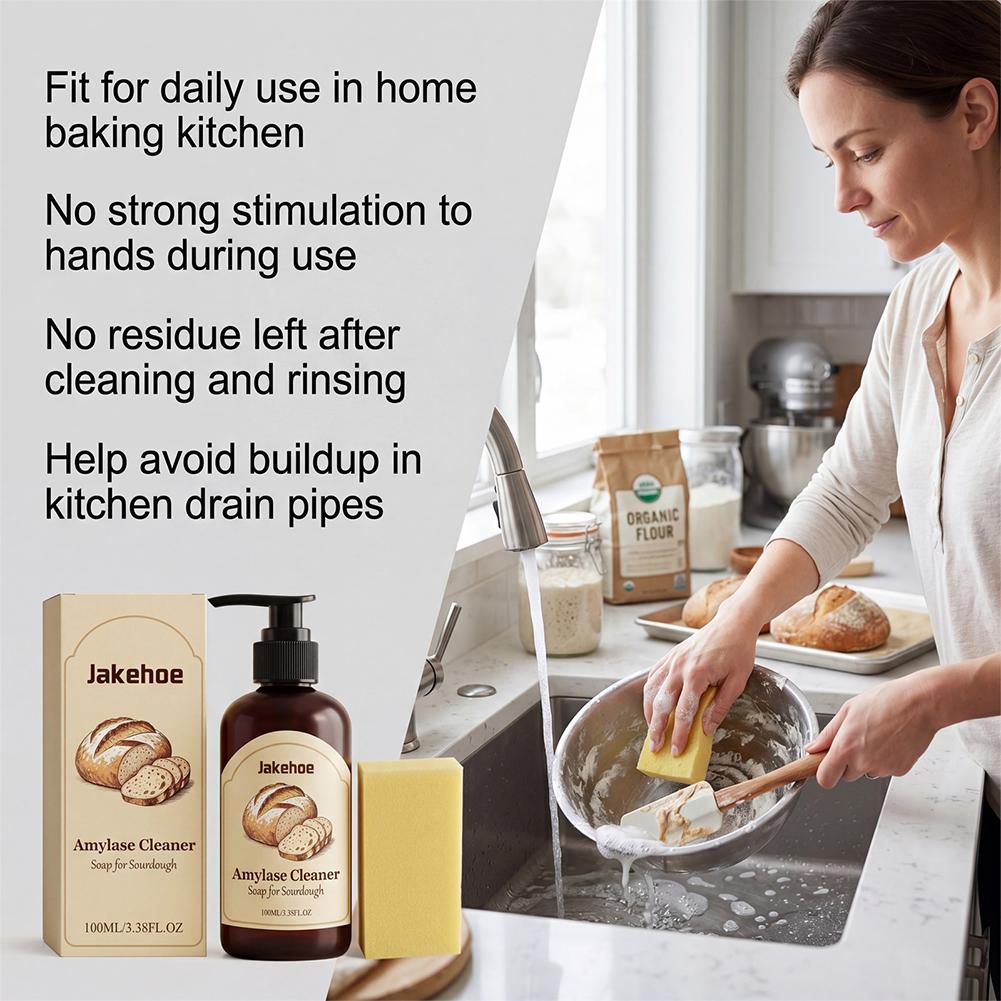 Kitchen Baking Mess - Sabão Limpador de Massa para Tigelas,