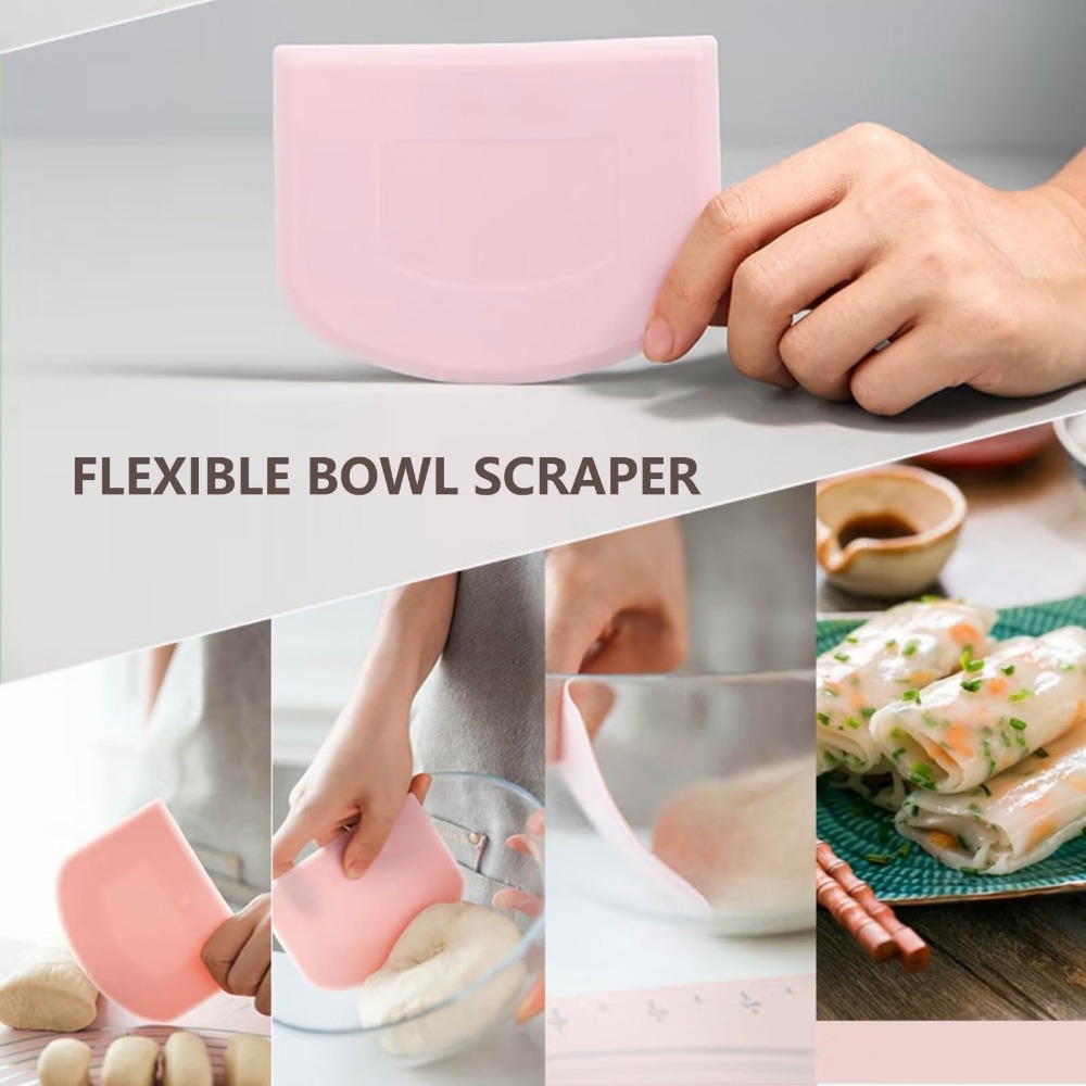 Espátulas Flexíveis de Plástic - Bench Scraper Dough avaliação e preço