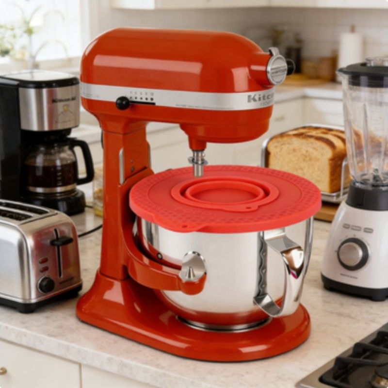 Tampa de Silicone para Batedei - Kitchen Aid Baking Lid avaliação e preço