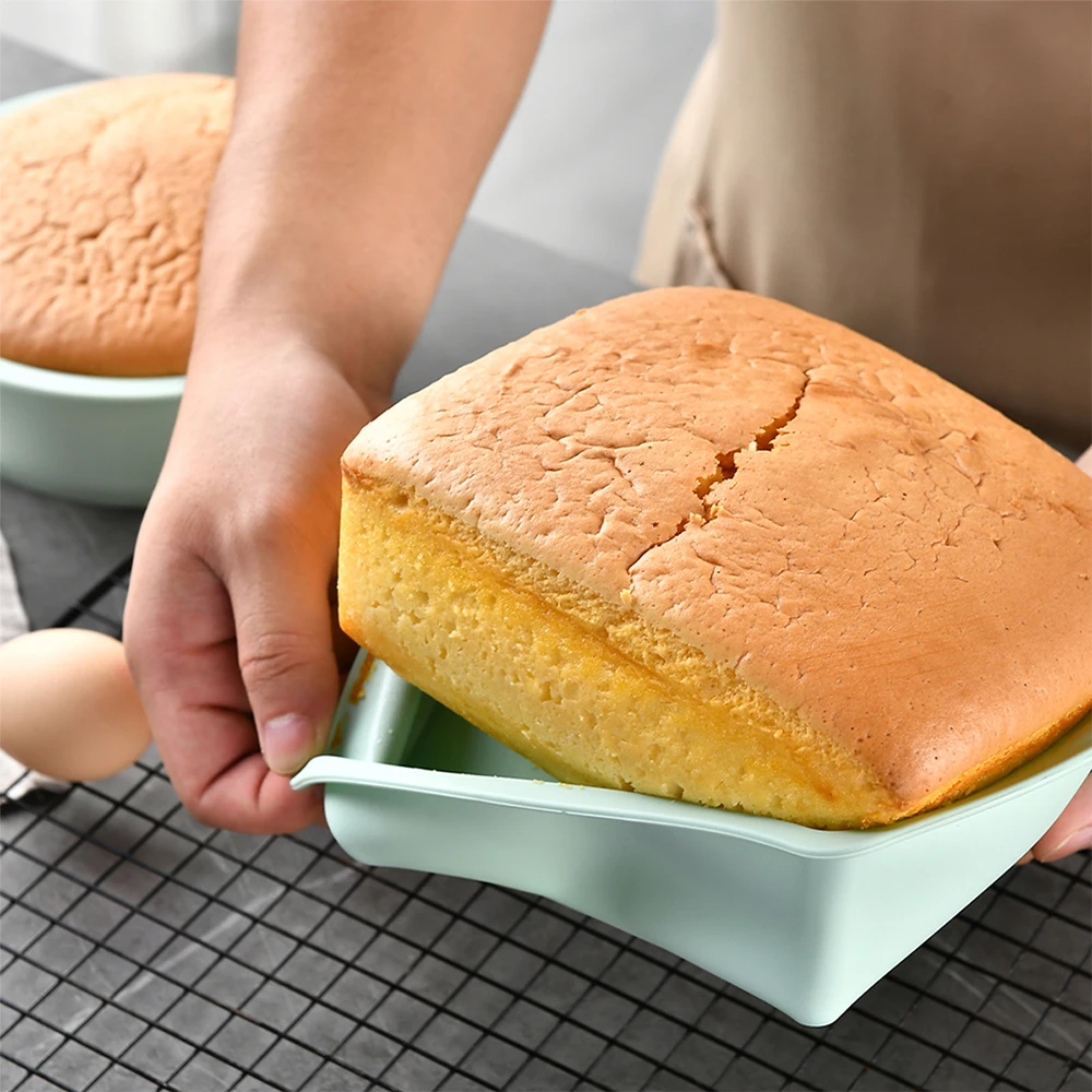 Molde de bolo quadrado de sili - Kitchen Baking Store avaliação e preço