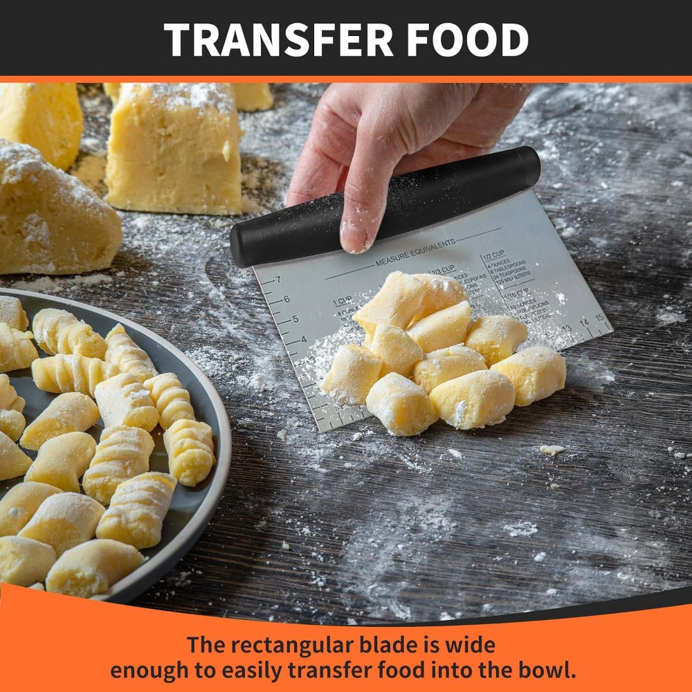 Espátula e Cortador de Aço Ino - Bench Scraper Dough avaliação e preço