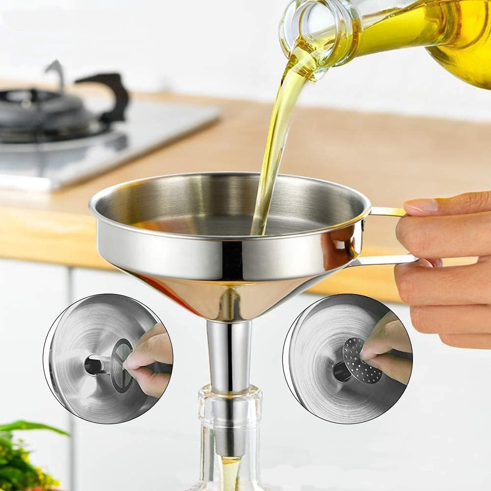 Funil de Aço Inoxidável com Bo - Kitchen Baking Store avaliação e preço