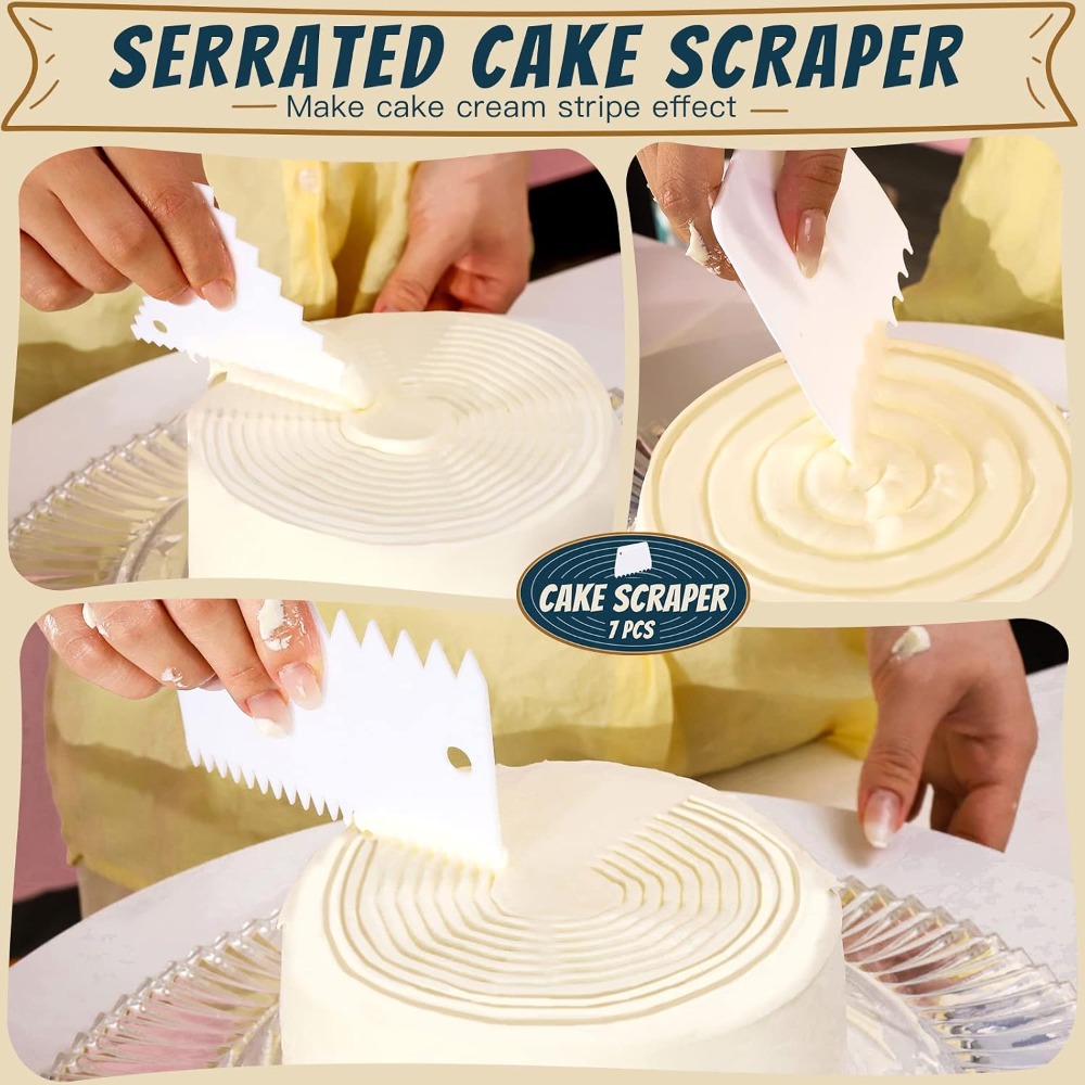 Conjunto de 7 Peças para Cozin - Bench Scraper Dough avaliação e preço
