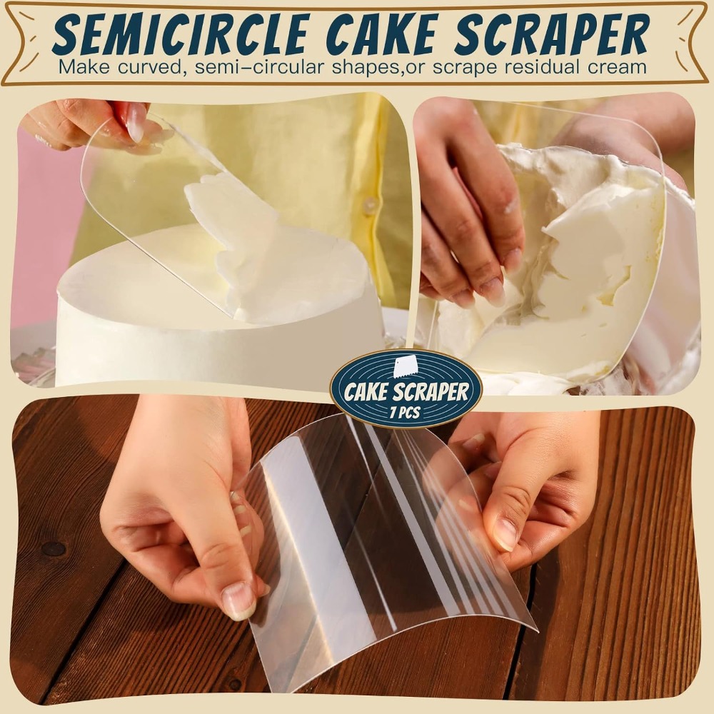 Conjunto de 7 Peças para Cozin - Bench Scraper Dough avaliação e preço
