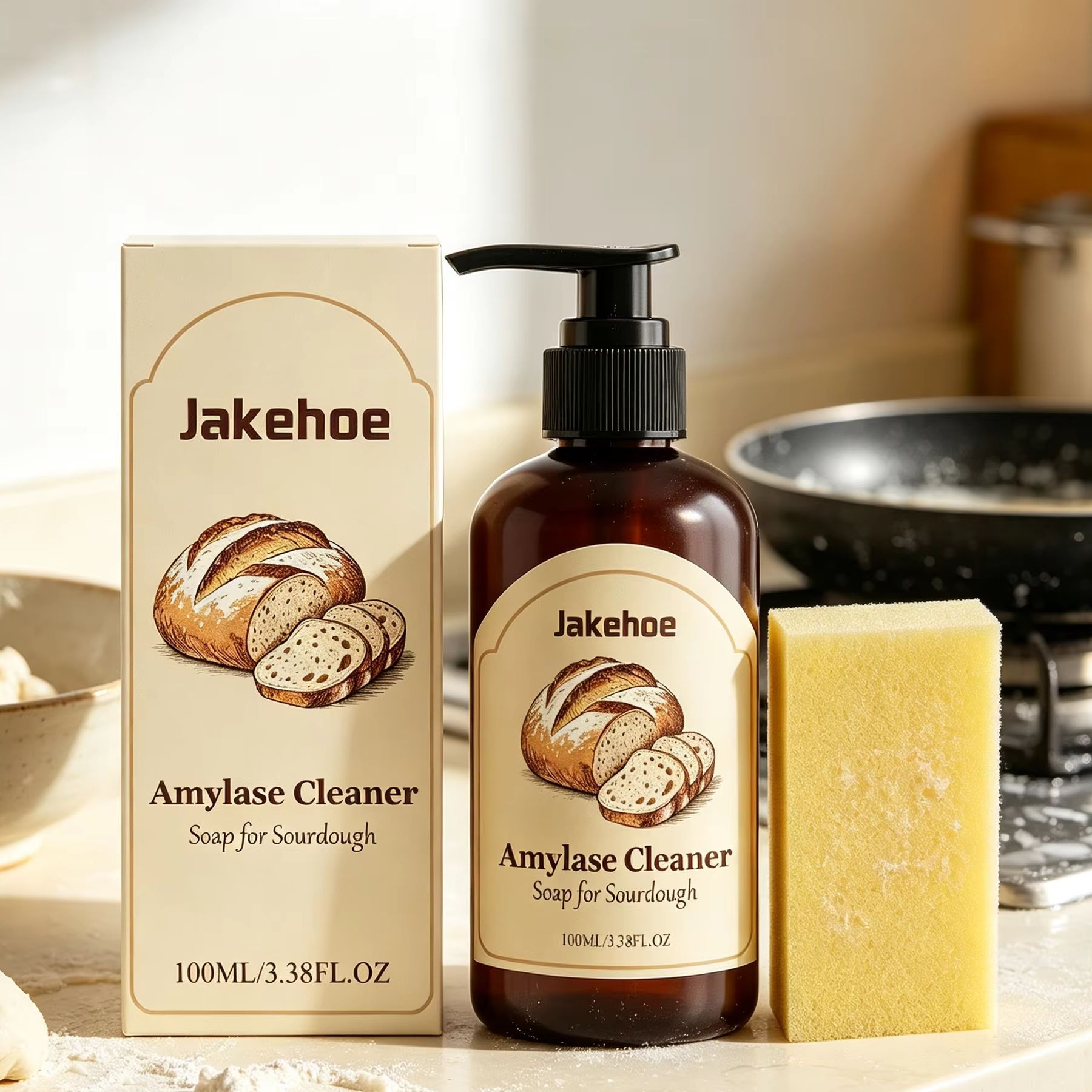 Sabão Limpador de Amylase Jake - Kitchen Baking Mess avaliação e preço