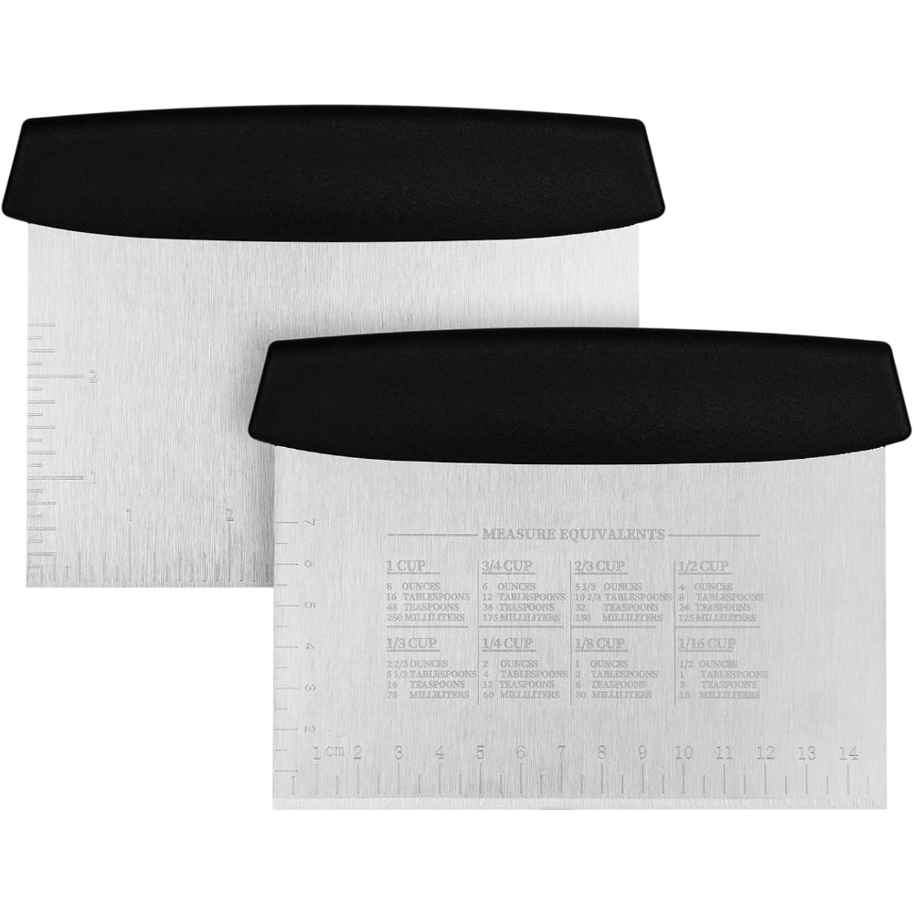 Conjunto de 2 Peças de Raspado - Bench Scraper Dough avaliação e preço