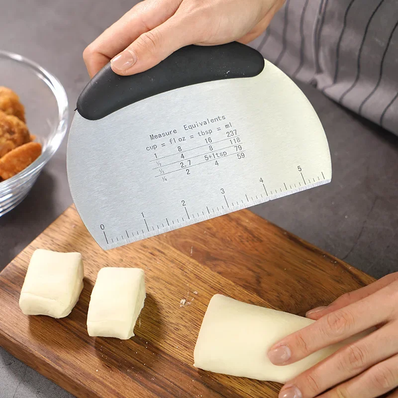 Raspador de Massa de Aço Inoxi - Bench Scraper Dough avaliação e preço