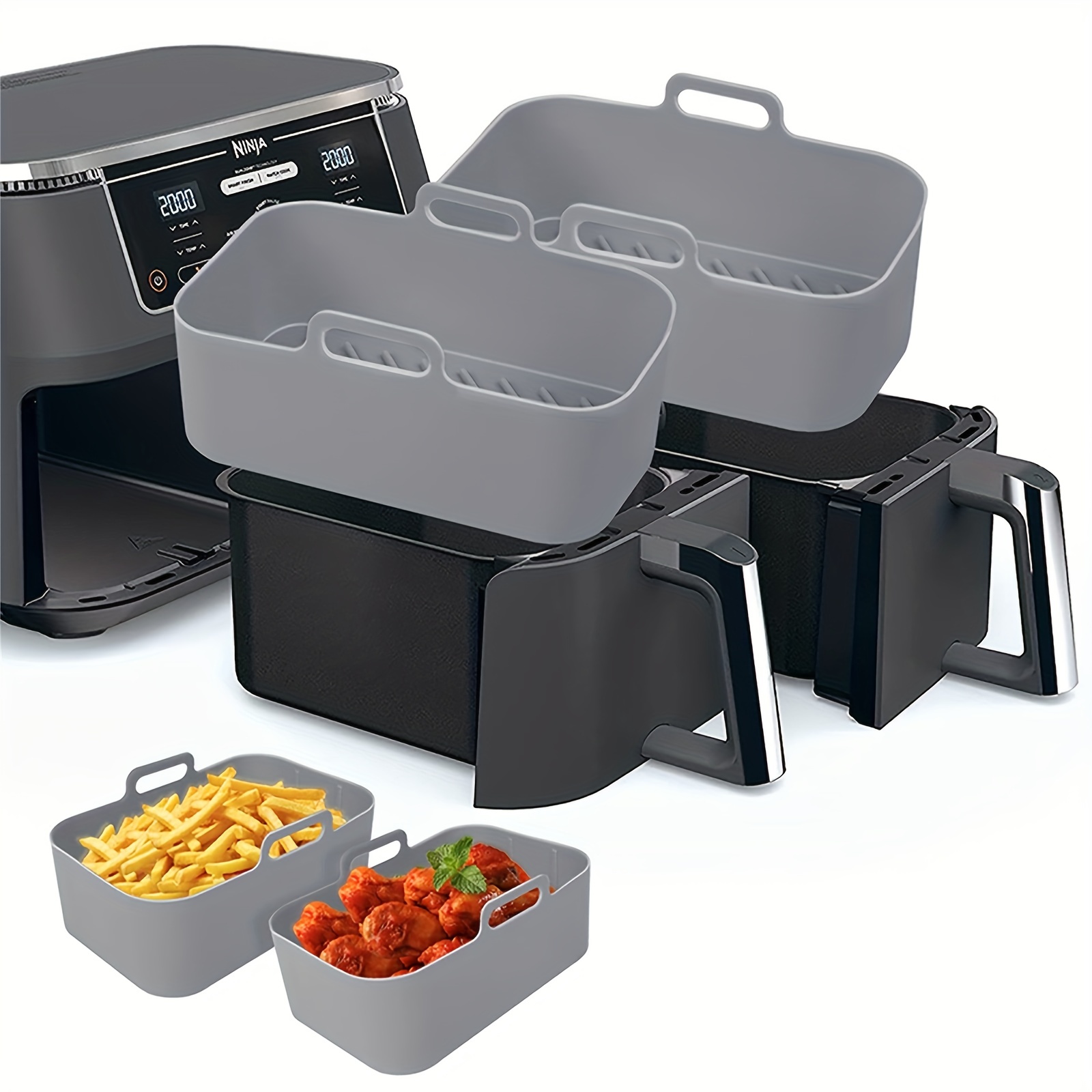 1/2 pçs bandeja de silicone fr - Kitchen Baking Tray avaliação e preço