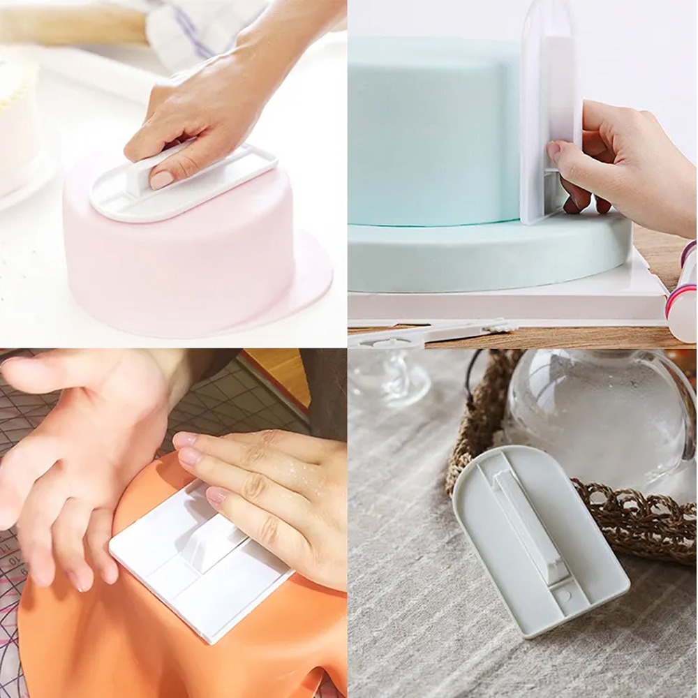 Bolo de plástico mais suave di - Fondant Smoother Set avaliação e preço