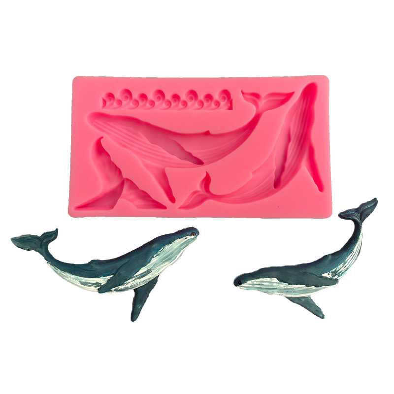 Diy baleia silicone molde ocea - Kitchen Baking Store avaliação e preço