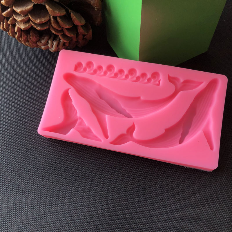 Diy baleia silicone molde ocea - Kitchen Baking Store avaliação e preço