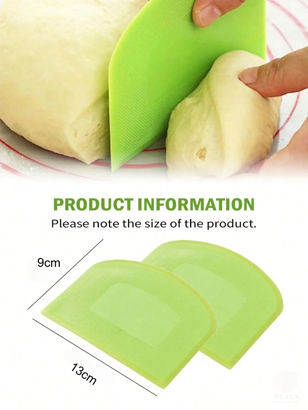 2 Peças Raspador de Massa Flex - Bench Scraper Dough avaliação e preço