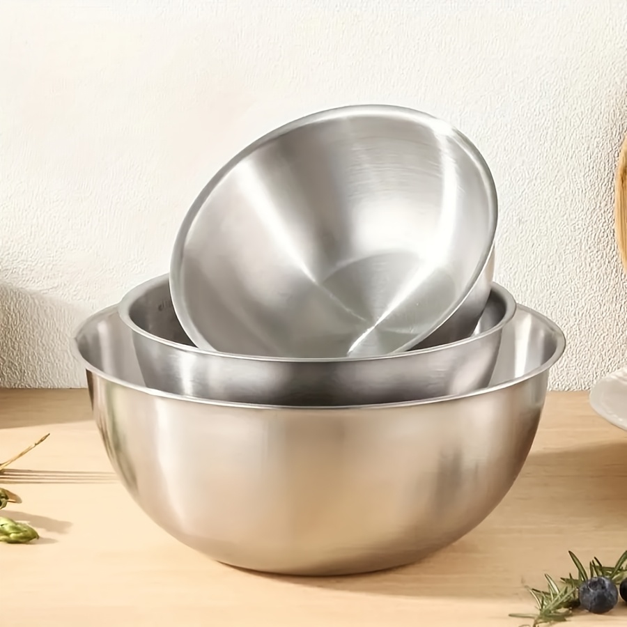 Conjunto de 3 Tigelas de Aço I - Kitchen Baking Store avaliação e preço